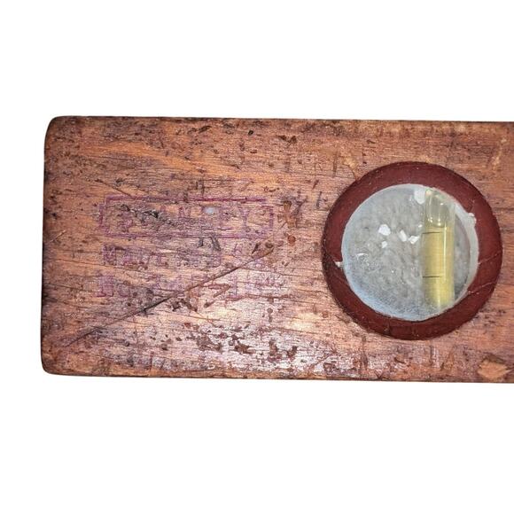 Vintage/Antique Stanley Wooden Made in USA 18" Level - Picture 2 of 14